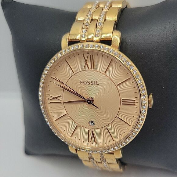 Fossil Jacqueline ES3546 Women's Stainless Steel Analog Dial Quartz Watch DE103 - Picture 2 of 10